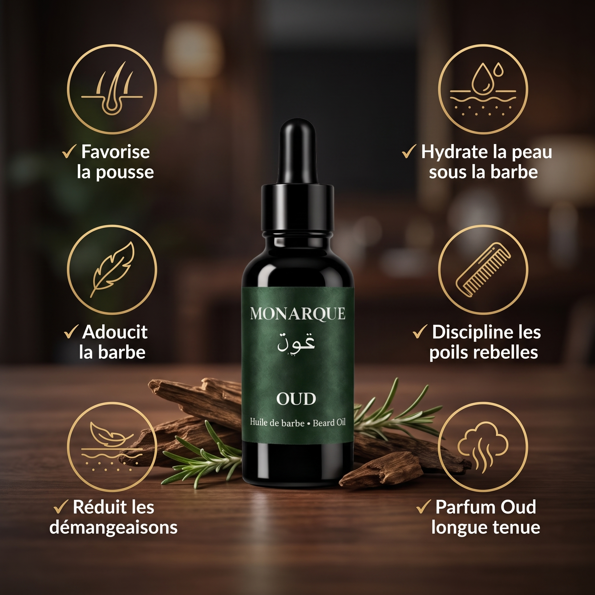 Huile à Barbe Oud